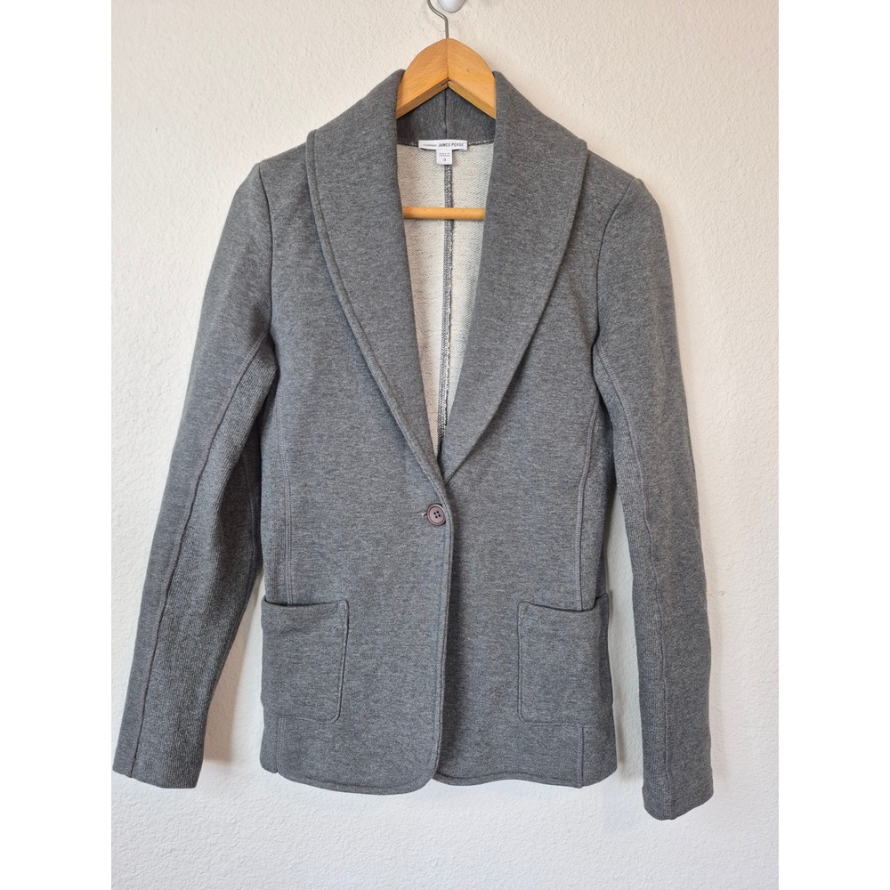 Standard James‎ Perse French Terry Shawl Collar Blazer Jacket Large
